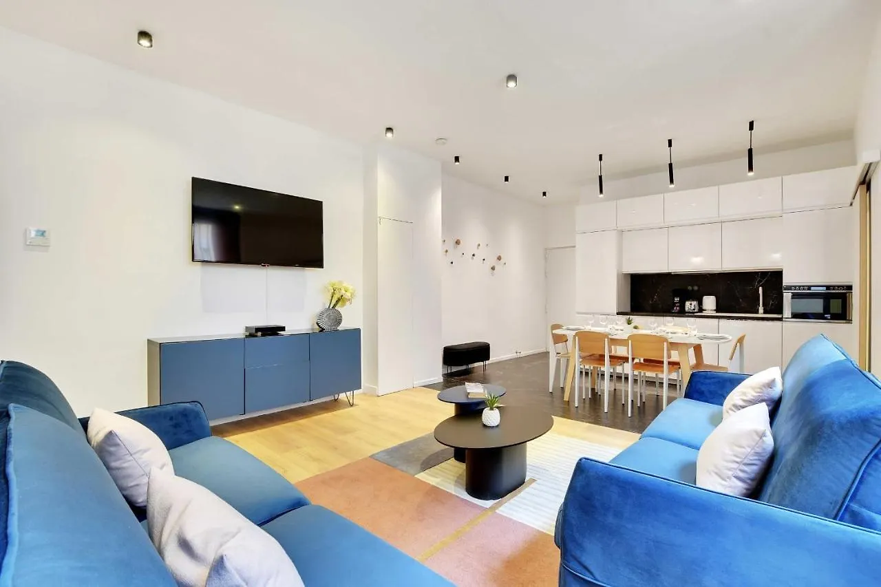 Modern - 1br-6p - Ac - Marais Apartment