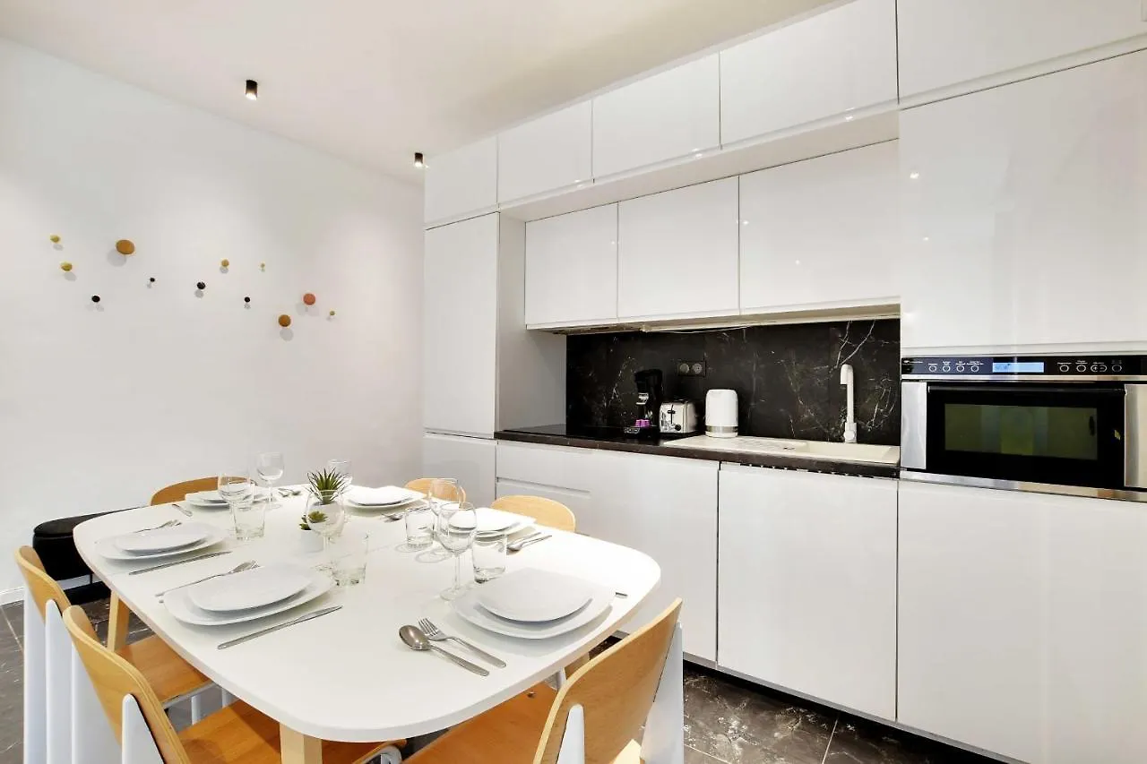 Modern - 1br-6p - Ac - Marais 아파트 *