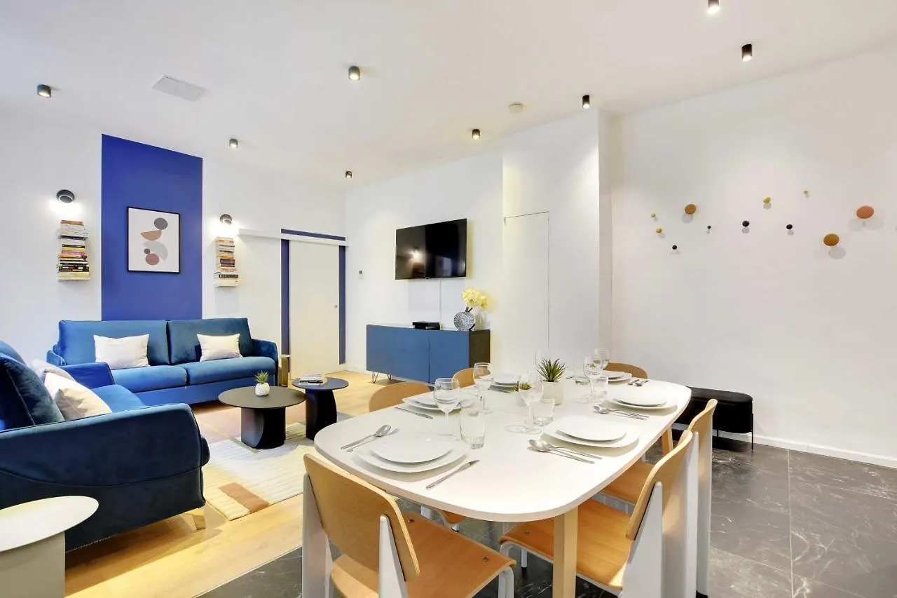 Modern - 1br-6p - Ac - Marais 아파트 *